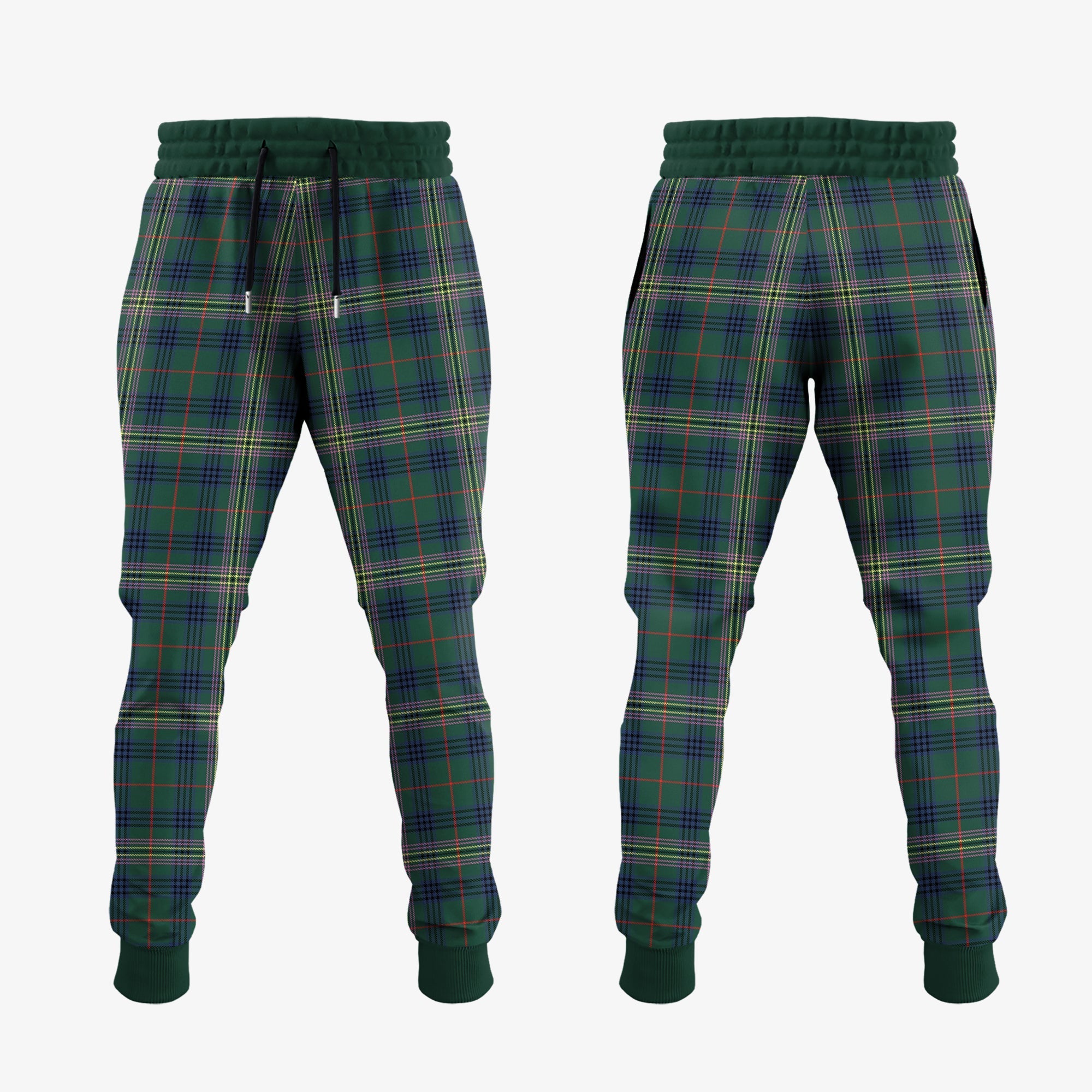 Kennedy Modern Tartan Crest Jogger Sweatpants