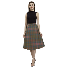 Kennedy Weathered Tartan Aoede Crepe Skirt