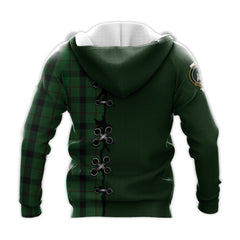 Kincaid Tartan Hoodie - Lion Rampant And Celtic Thistle Style