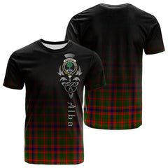 Kinninmont Tartan Crest T-shirt - Alba Celtic Style