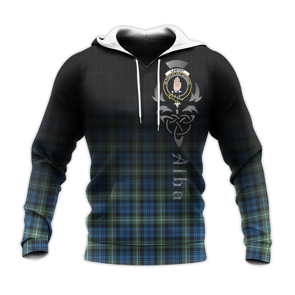 Lamont Ancient Tartan Hoodie - Alba Celtic Style