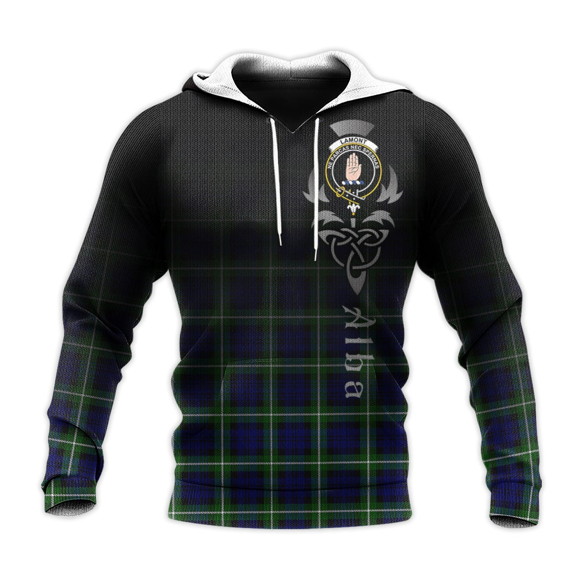 Lamont Modern Tartan Hoodie - Alba Celtic Style