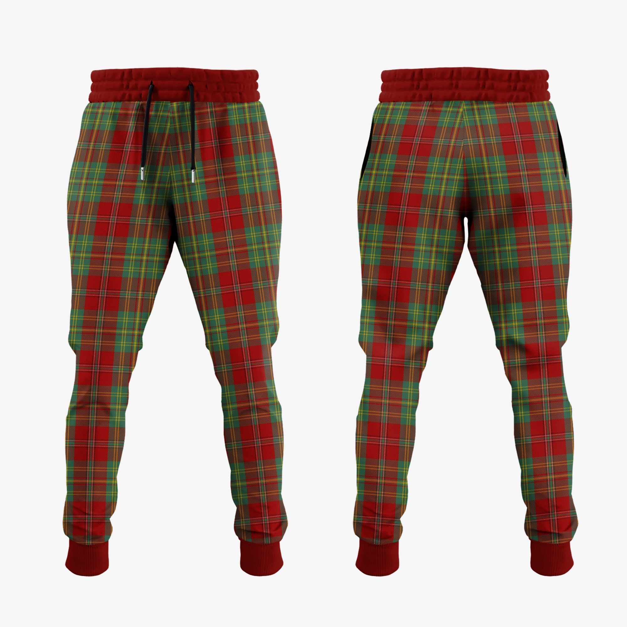 Leask Tartan Crest Jogger Sweatpants