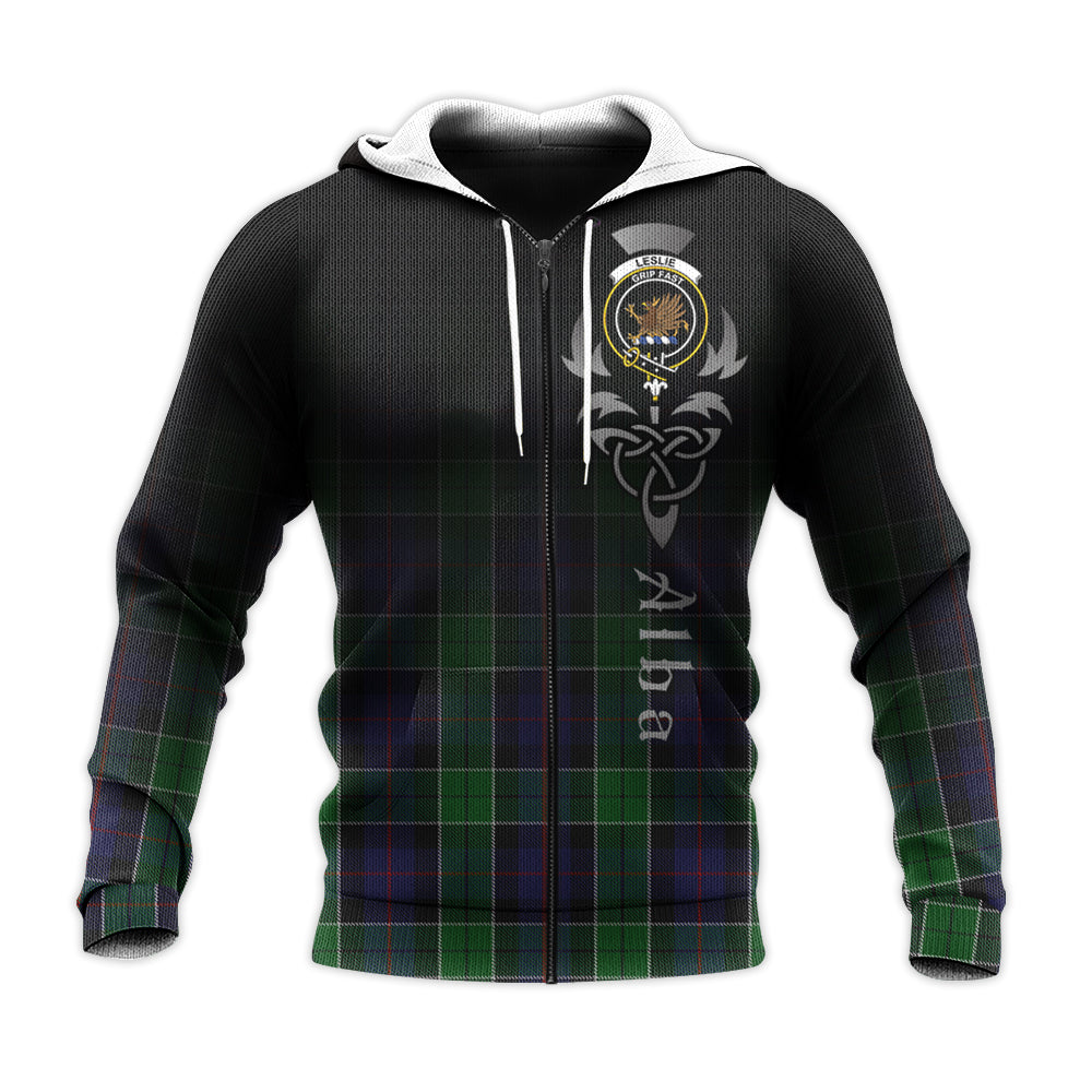 Leslie Hunting Tartan Hoodie - Alba Celtic Style