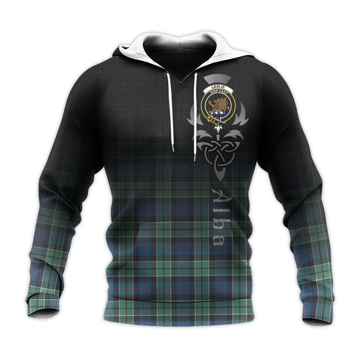 Leslie Hunting Ancient Tartan Hoodie - Alba Celtic Style