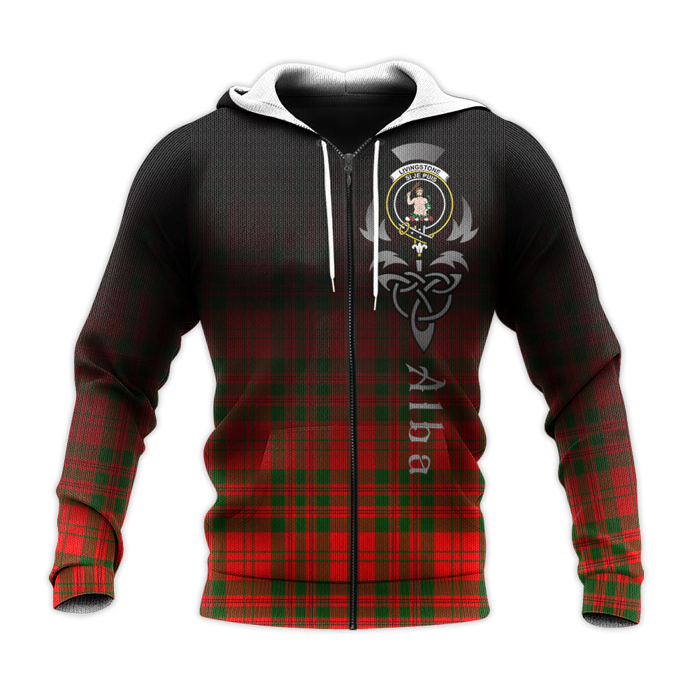 Livingston Modern Tartan Hoodie - Alba Celtic Style