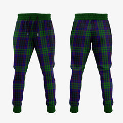 Lumsden Green Tartan Crest Jogger Sweatpants