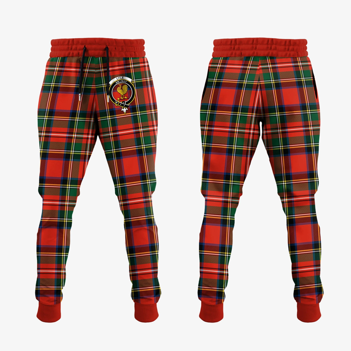 Lyle Tartan Crest Jogger Sweatpants