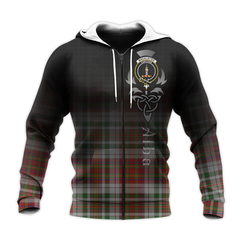MacAlister Dress Tartan Hoodie - Alba Celtic Style