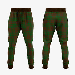 MacAlister Of Glenbarr Hunting Tartan Crest Jogger Sweatpants