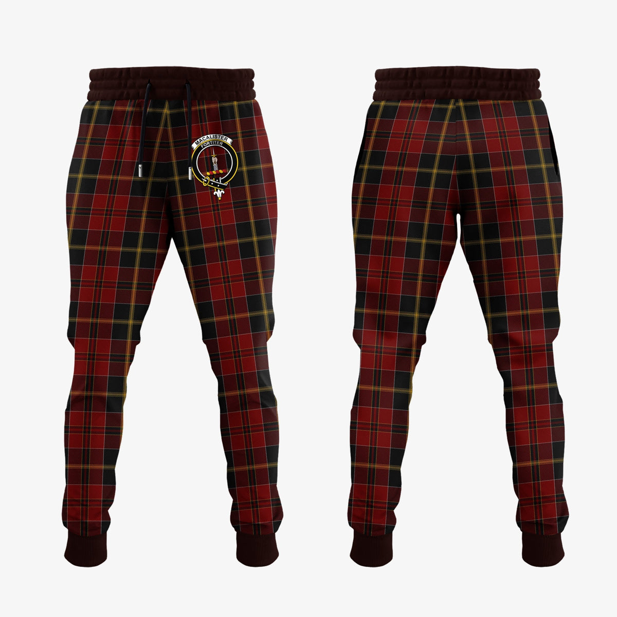 MacAlister Of Skye Tartan Crest Jogger Sweatpants