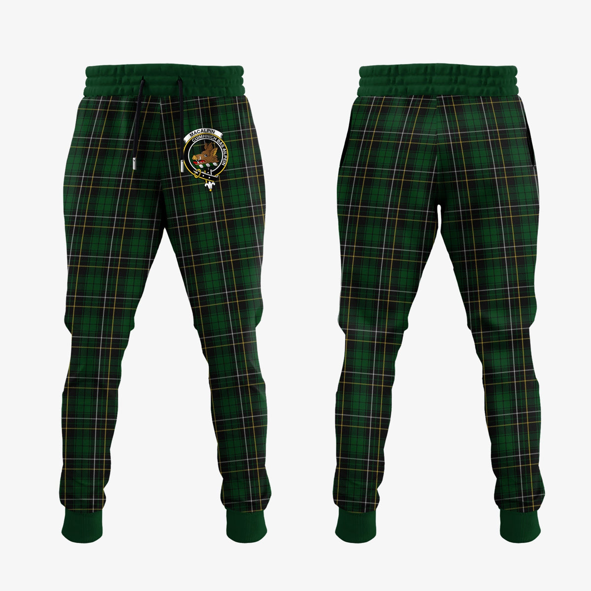 MacAlpin Tartan Crest Jogger Sweatpants