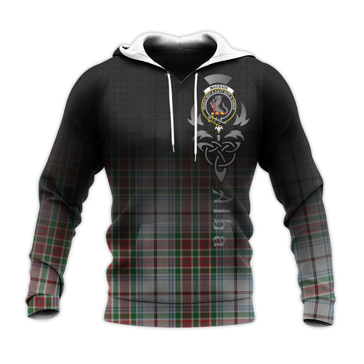 MacBain Dress Tartan Hoodie - Alba Celtic Style