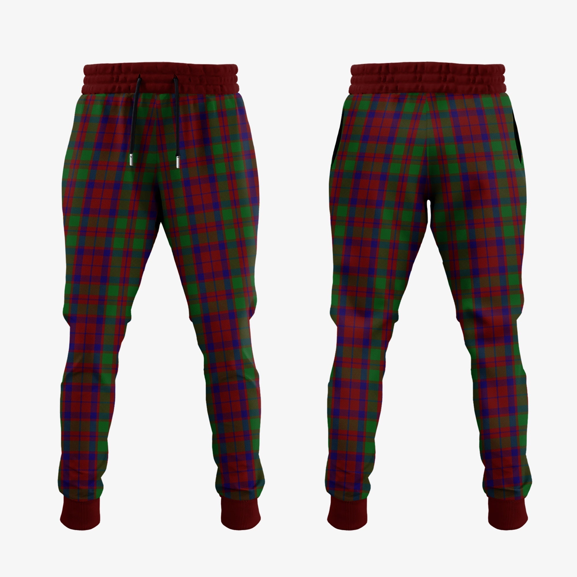 MacBain Of Tomatin Tartan Crest Jogger Sweatpants