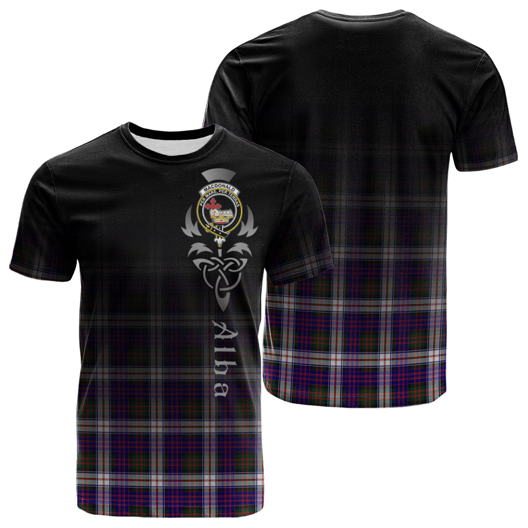 MacDonald Dress Modern Tartan Crest T-shirt - Alba Celtic Style
