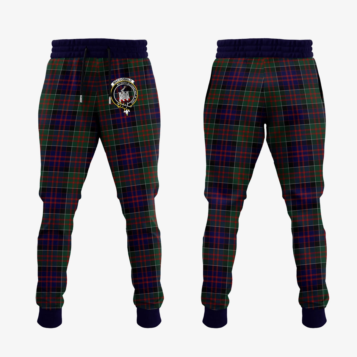 MacDonald Of Clanranald Tartan Crest Jogger Sweatpants