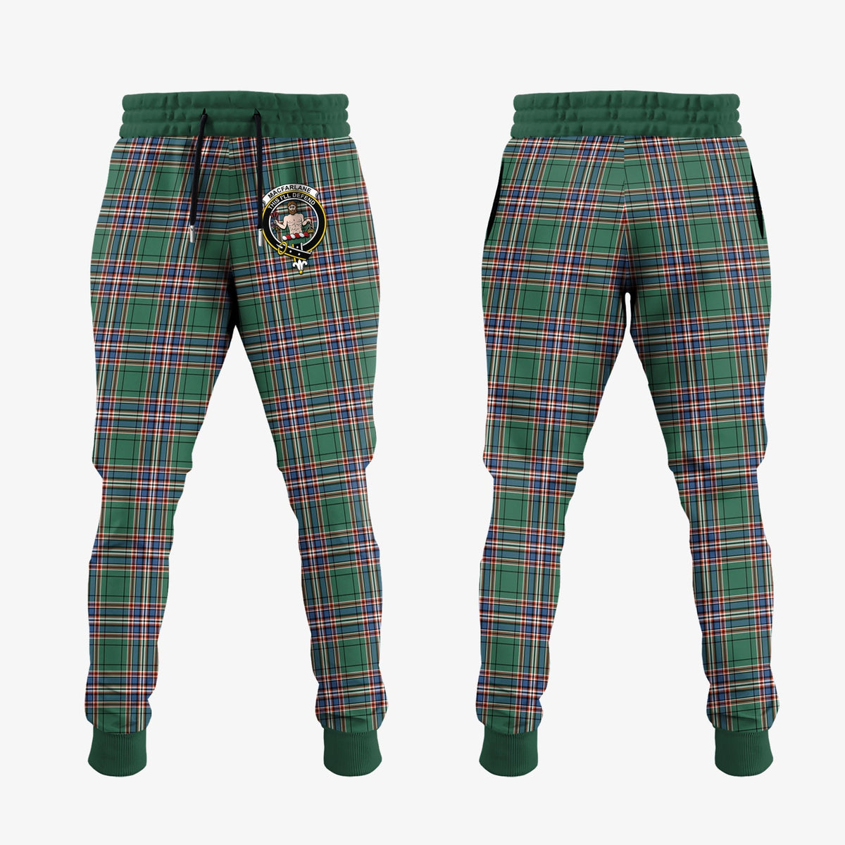 MacFarlane Hunting Ancient Tartan Crest Jogger Sweatpants