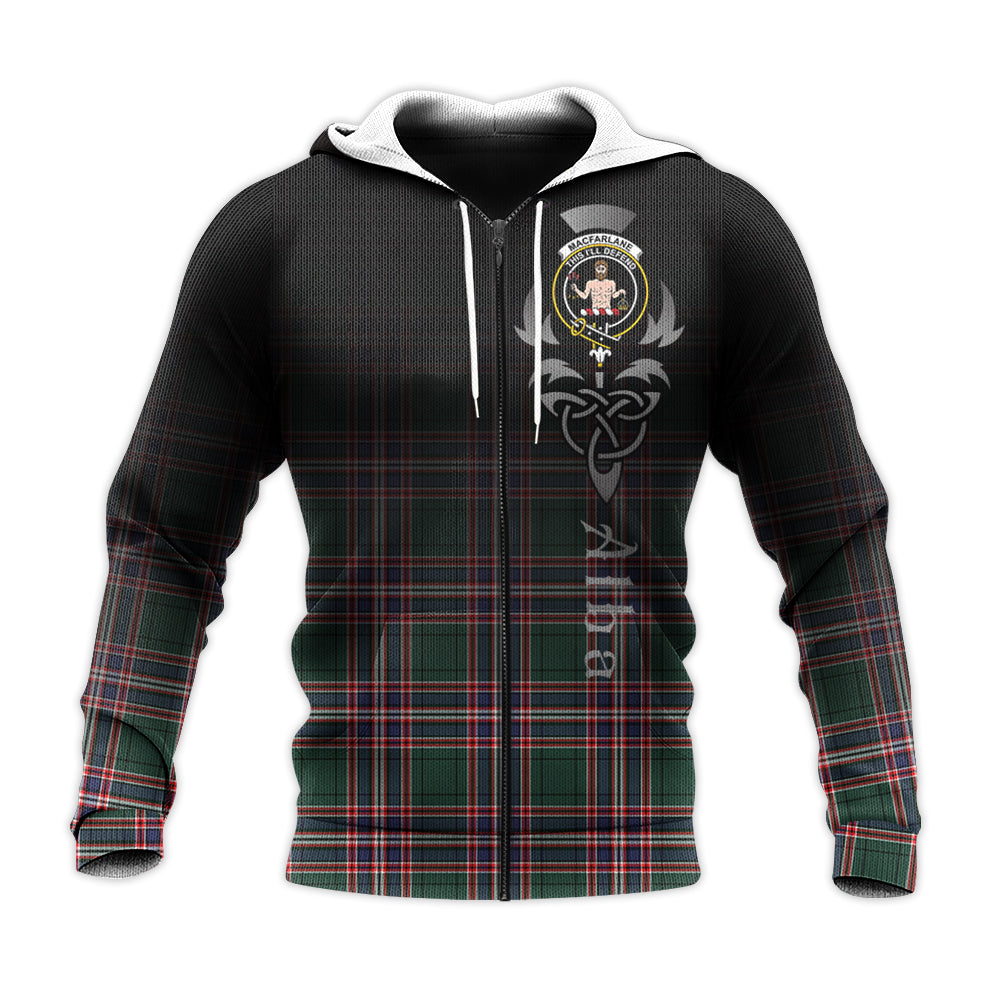 MacFarlane Hunting Modern Tartan Hoodie - Alba Celtic Style