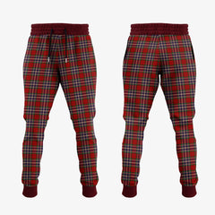 MacFarlane Red Tartan Crest Jogger Sweatpants