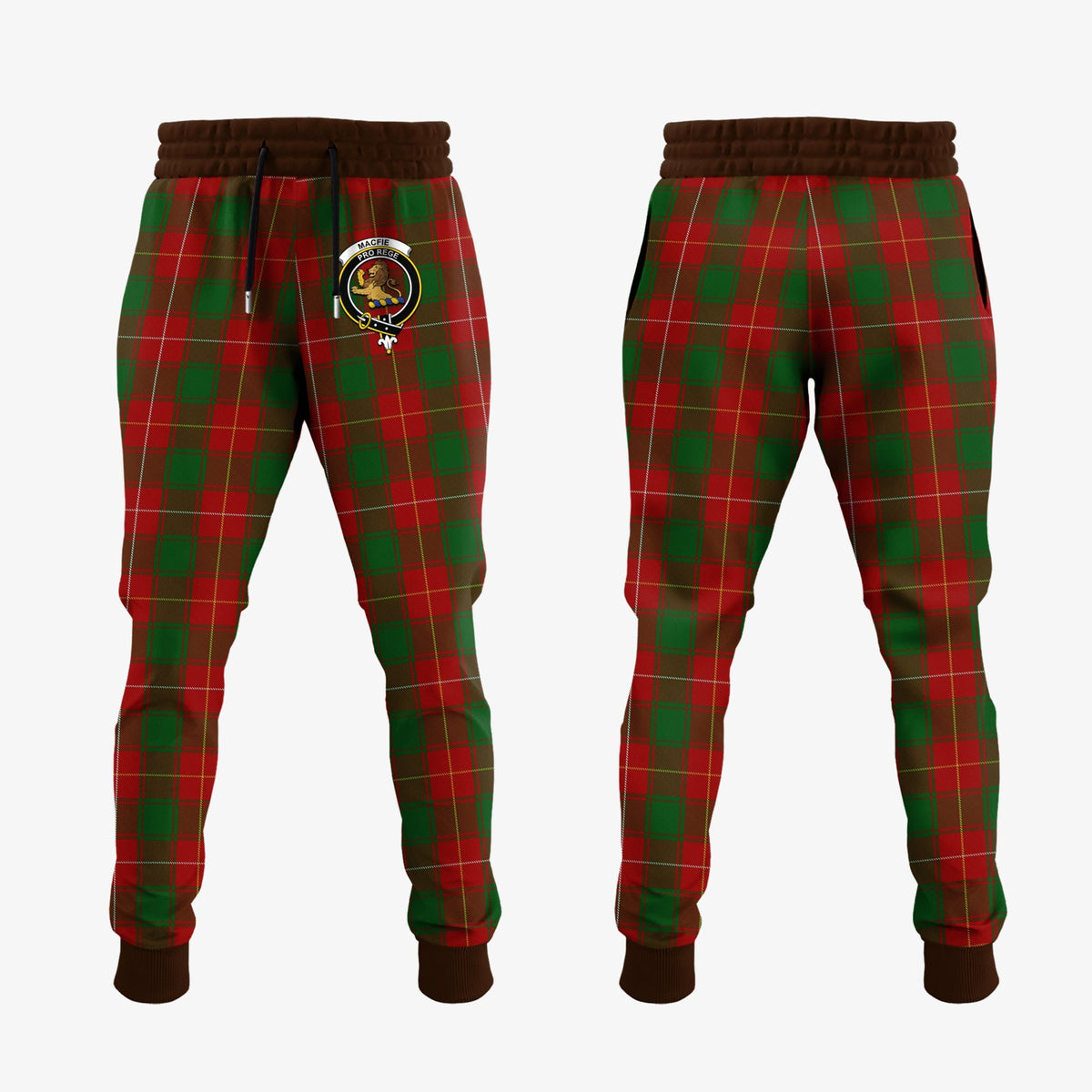 MacFie Tartan Crest Jogger Sweatpants