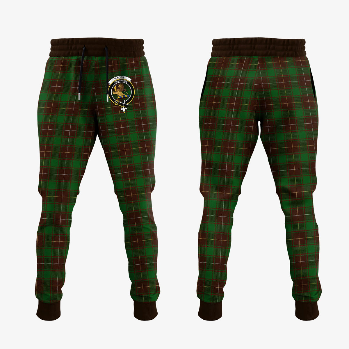 MacFie Hunting Tartan Crest Jogger Sweatpants