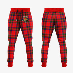 MacGillivray Modern Tartan Crest Jogger Sweatpants