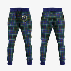 MacInnes Modern Tartan Crest Jogger Sweatpants