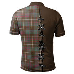 MacIntyre Hunting Weathered Tartan Polo Shirt - Lion Rampant And Celtic Thistle Style