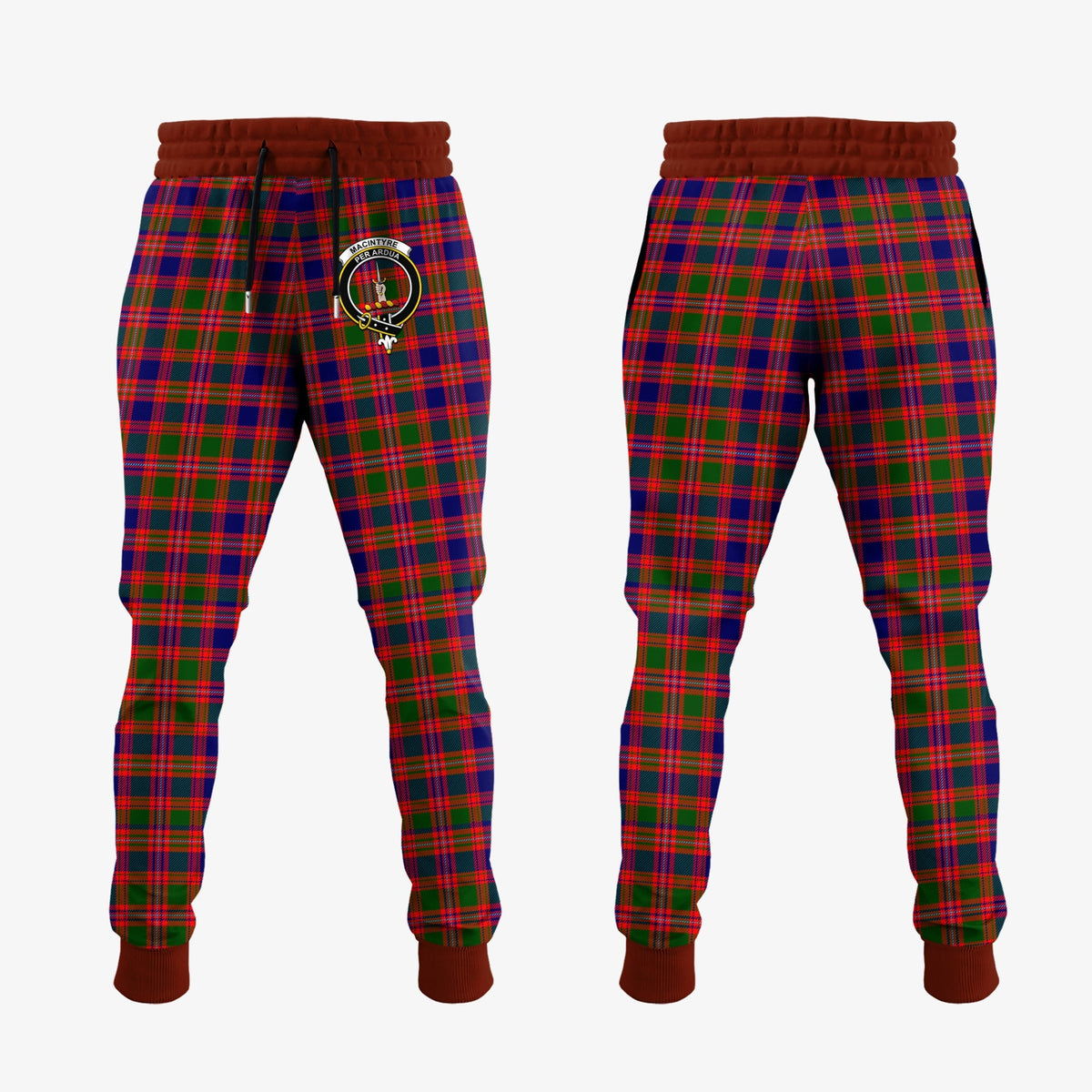 MacIntyre Modern Tartan Crest Jogger Sweatpants