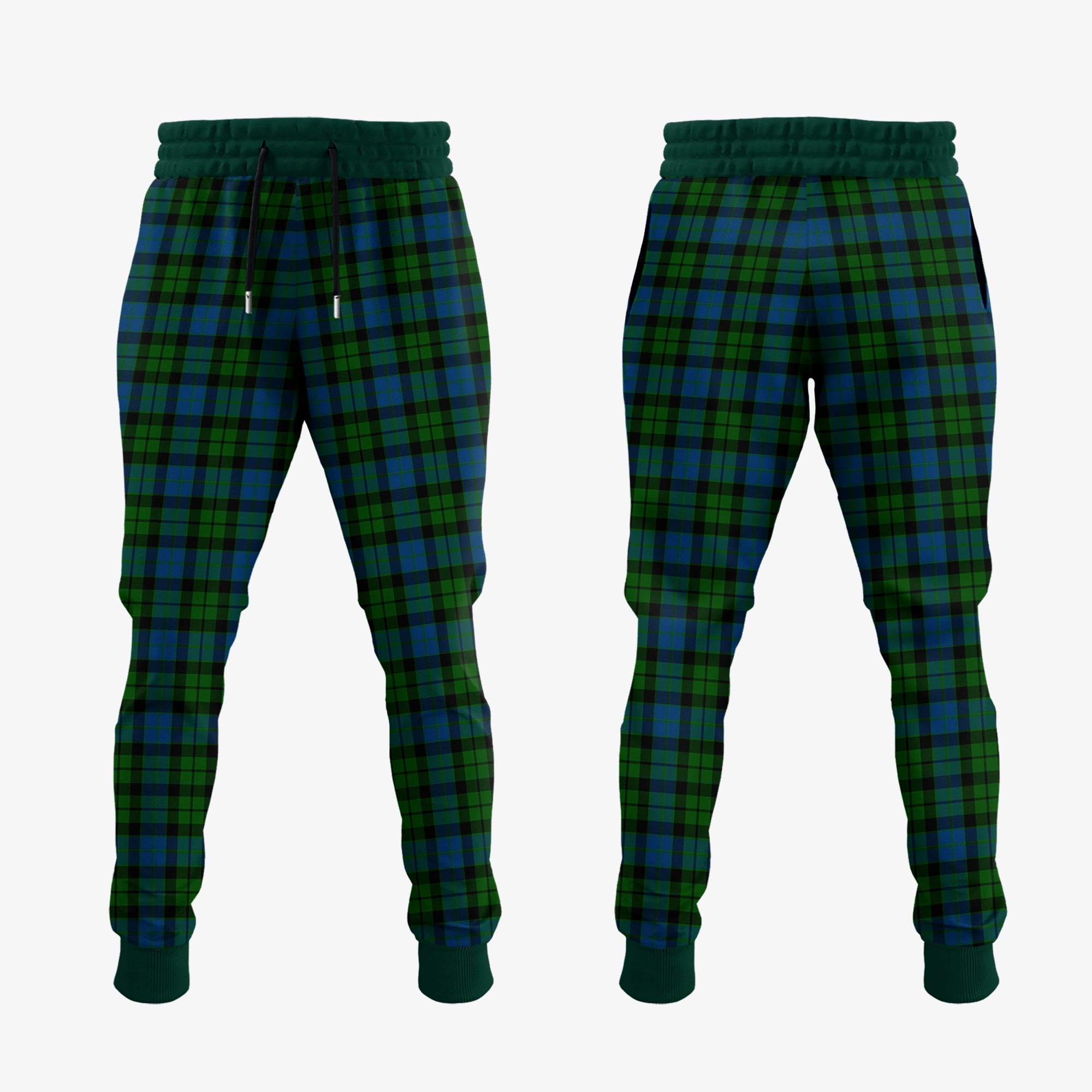 MacKay Modern Tartan Crest Jogger Sweatpants