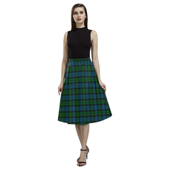 MacKay Modern Tartan Aoede Crepe Skirt