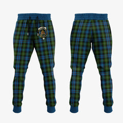 Mackenzie Tartan Crest Jogger Sweatpants