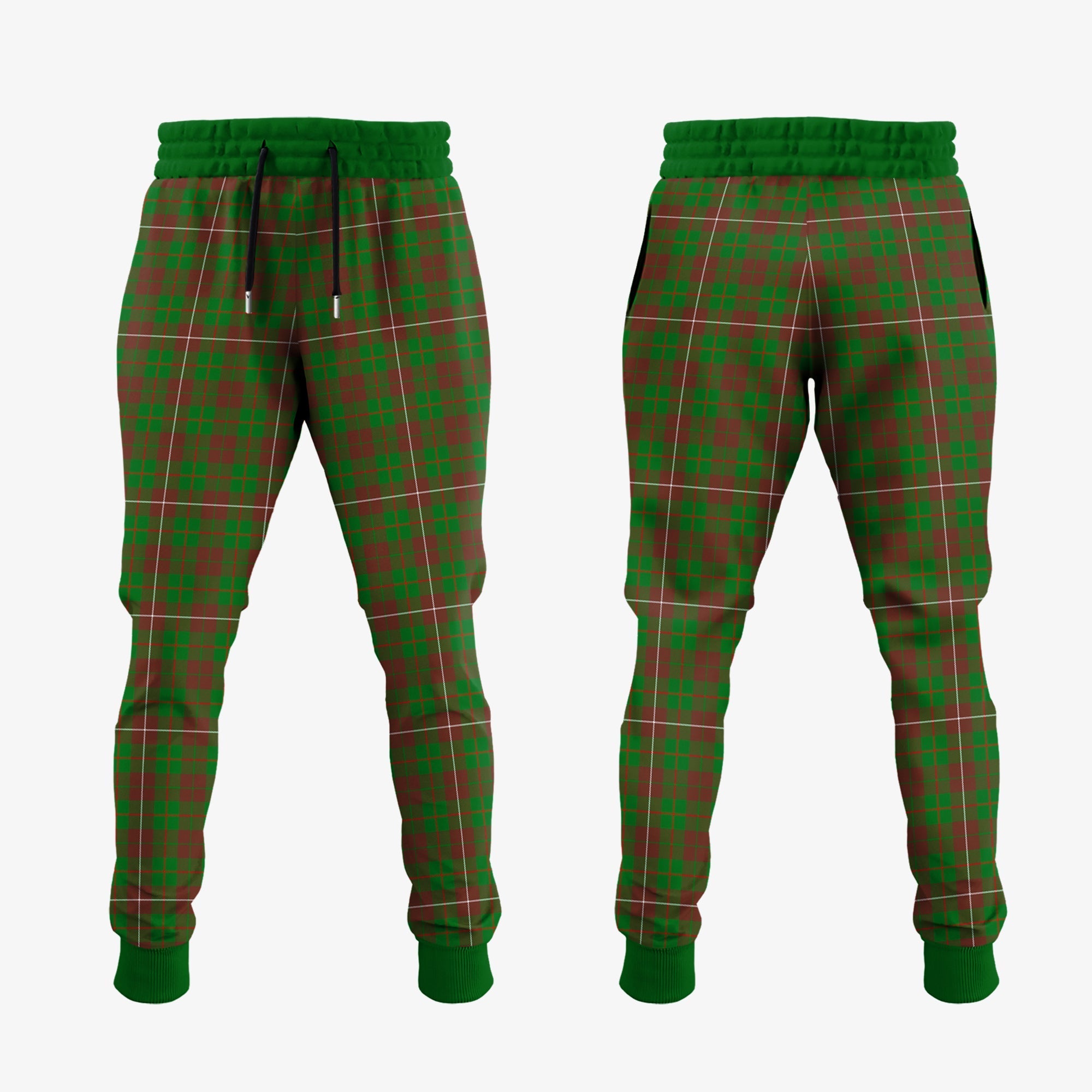 MacKinnon Hunting Modern Tartan Crest Jogger Sweatpants