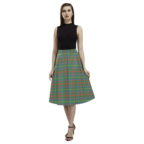 MacKintosh Hunting Ancient Tartan Aoede Crepe Skirt