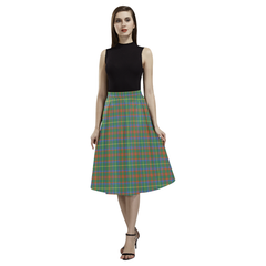 MacKintosh Hunting Ancient Tartan Aoede Crepe Skirt