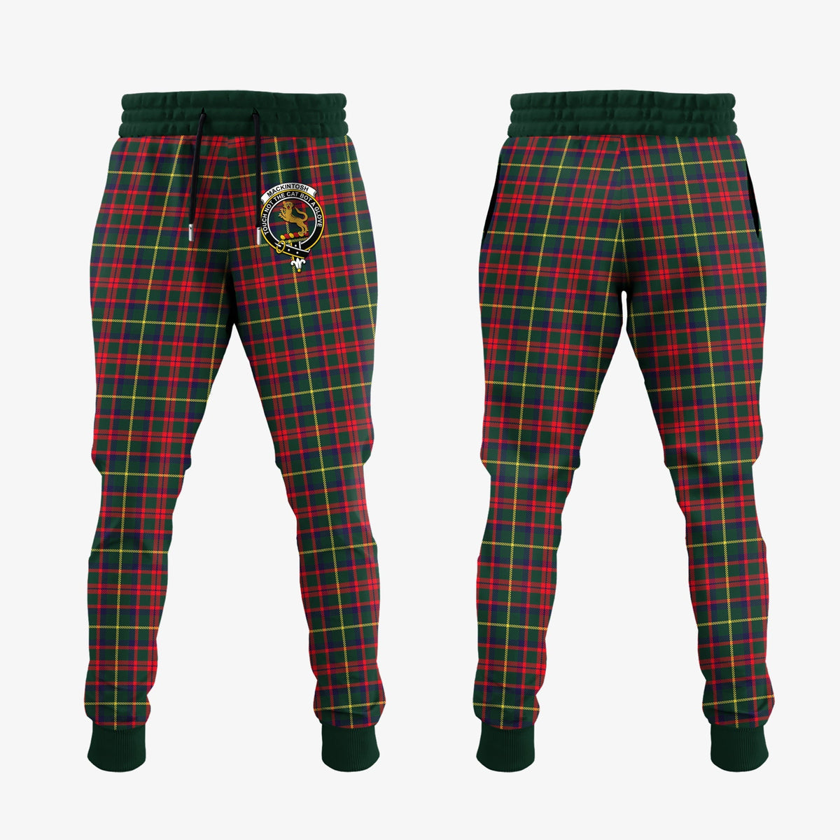 MacKintosh Hunting Modern Tartan Crest Jogger Sweatpants