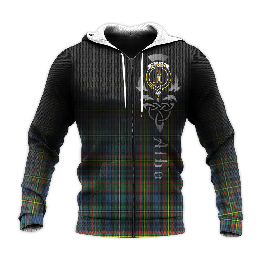 MacLellan Ancient Tartan Hoodie - Alba Celtic Style
