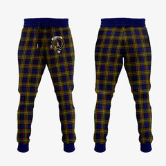 MacLellan Modern Tartan Crest Jogger Sweatpants