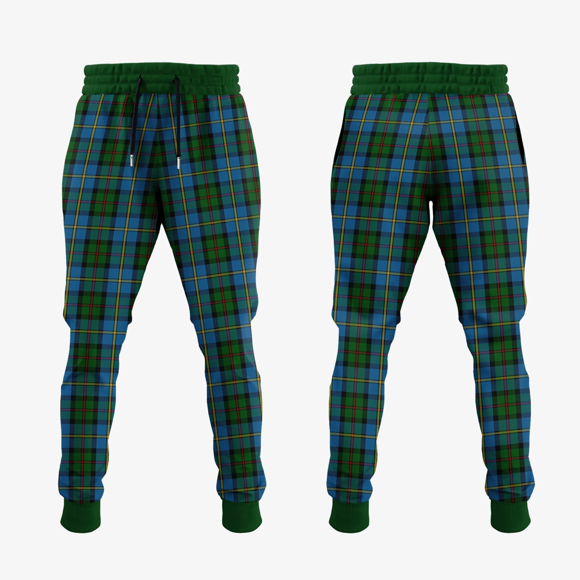 MacLeod Green Tartan Crest Jogger Sweatpants