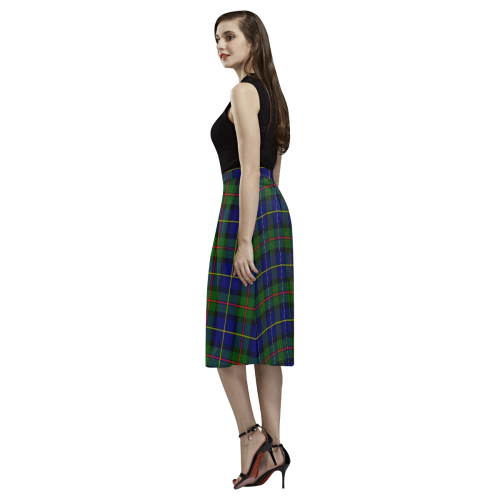 MacLeod of Harris Modern Tartan Aoede Crepe Skirt