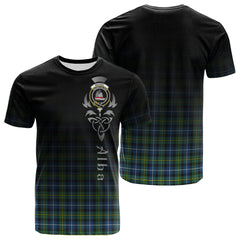 MacNeil Of Barra Ancient Tartan Crest T-shirt - Alba Celtic Style