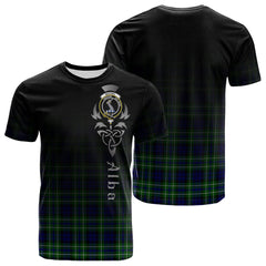 MacNeil Of Colonsay Modern Tartan Crest T-shirt - Alba Celtic Style