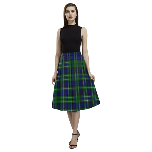 MacNeil of Colonsay Modern Tartan Aoede Crepe Skirt