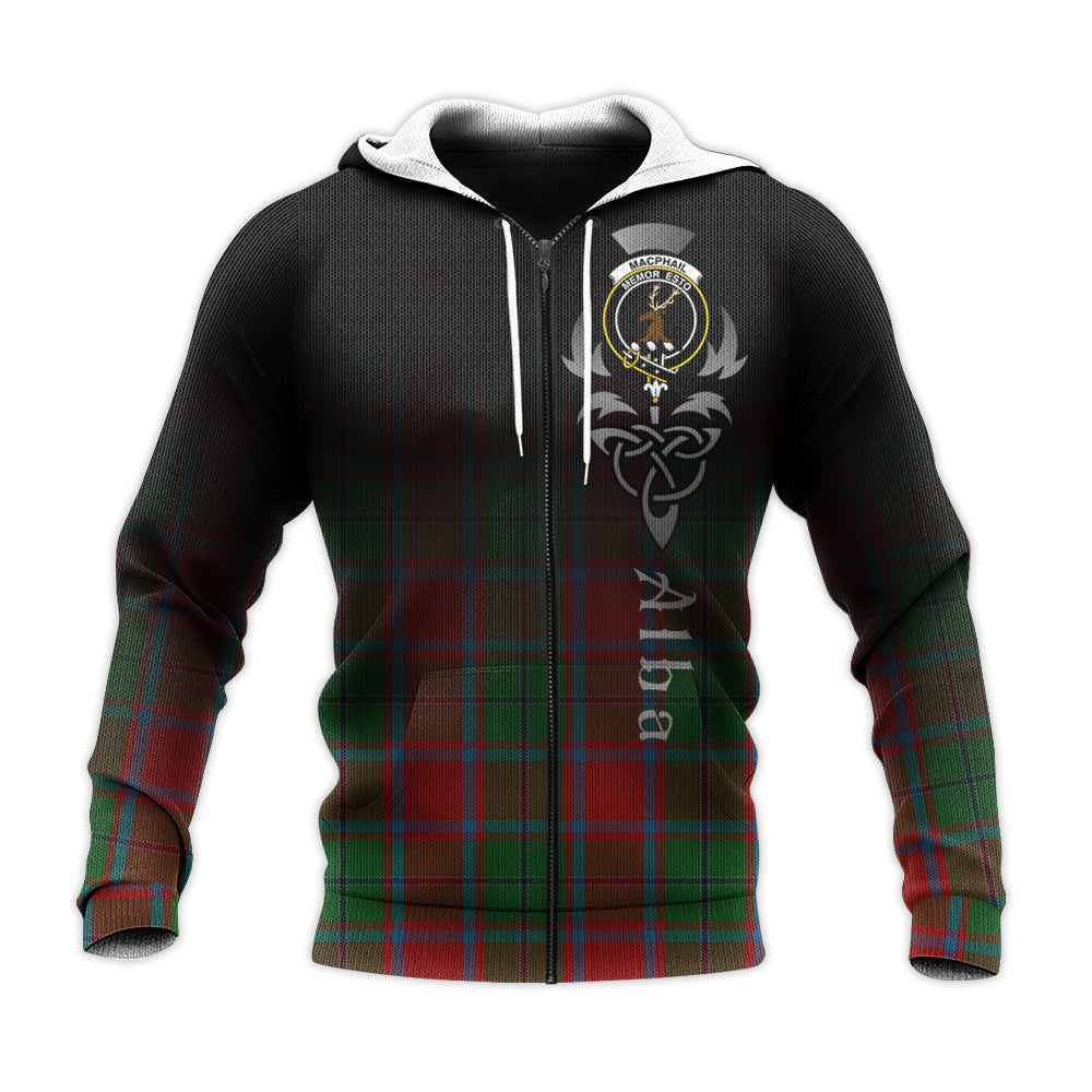 MacPhail Blue Bands Tartan Hoodie - Alba Celtic Style