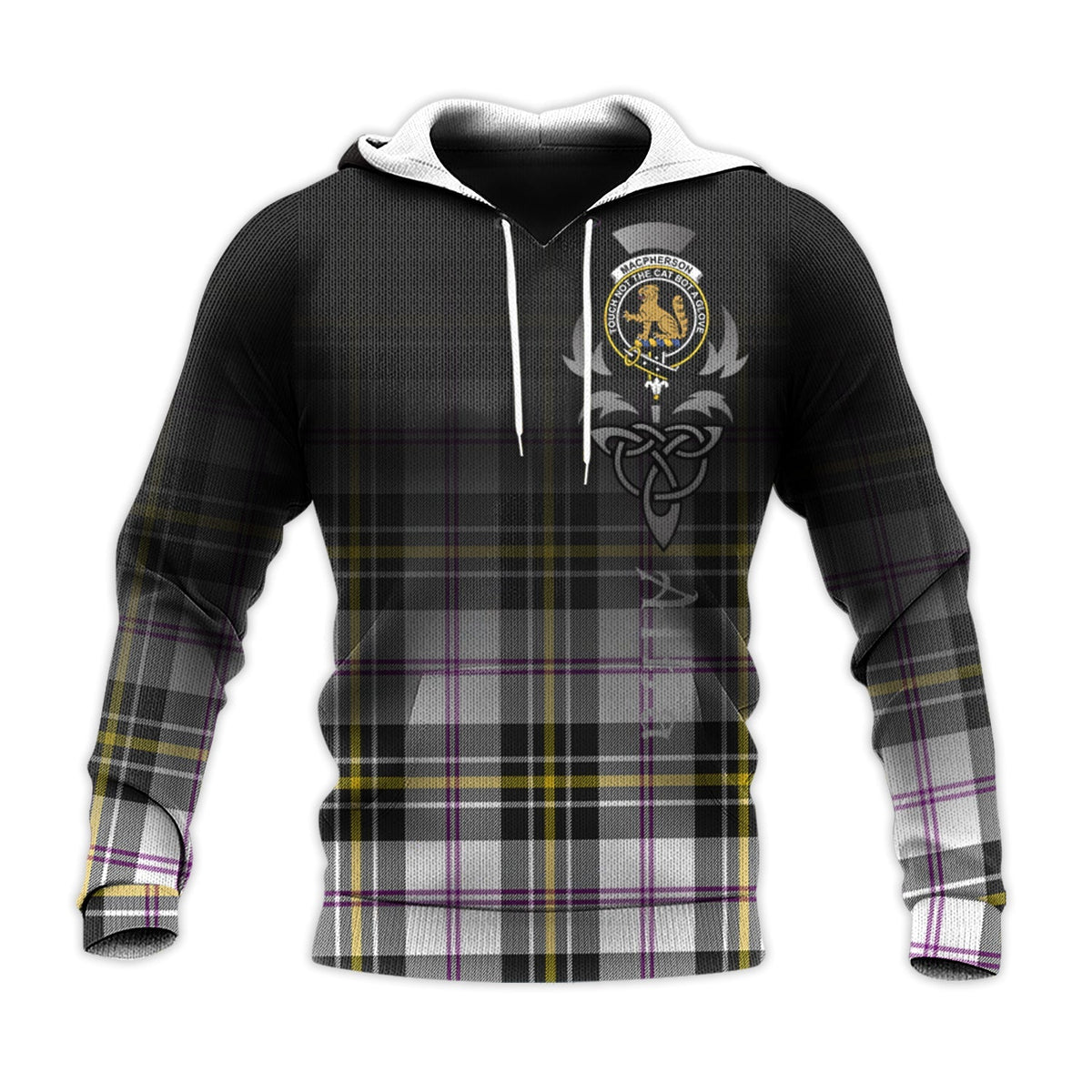 MacPherson Dress Modern Tartan Hoodie - Alba Celtic Style