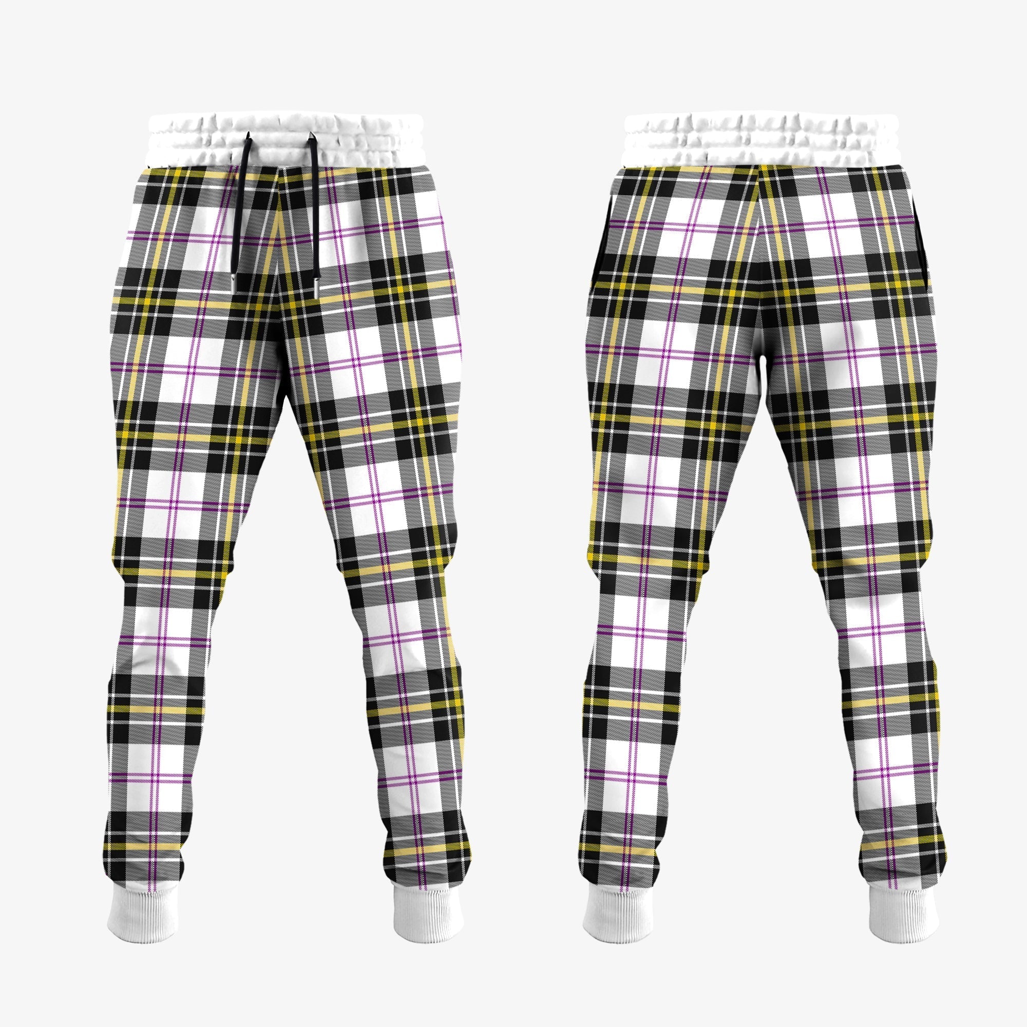 MacPherson Dress Modern Tartan Crest Jogger Sweatpants