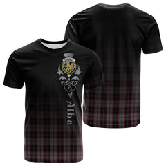 MacPherson Hunting Tartan Crest T-shirt - Alba Celtic Style