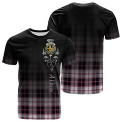 MacPherson Hunting Modern Tartan Crest T-shirt - Alba Celtic Style