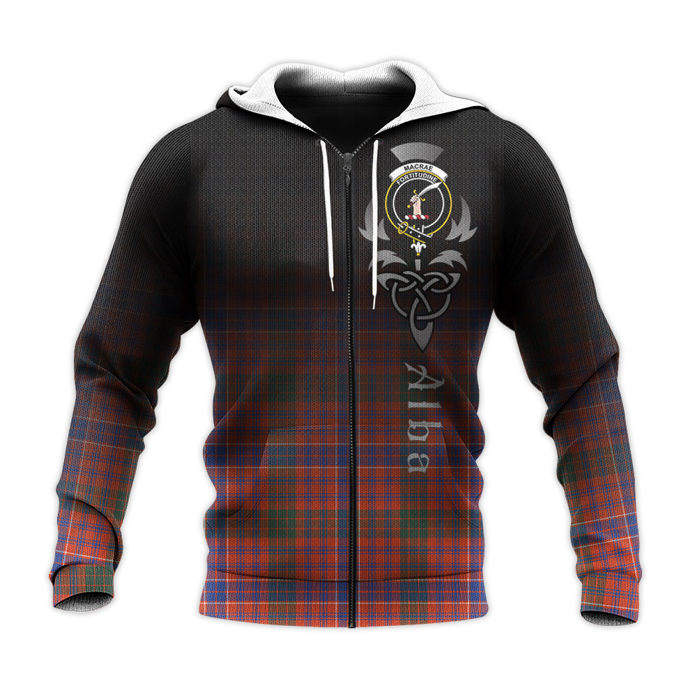 MacRae Ancient Tartan Hoodie - Alba Celtic Style
