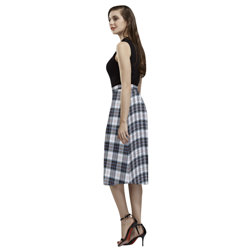 MacRae Dress Modern Tartan Aoede Crepe Skirt